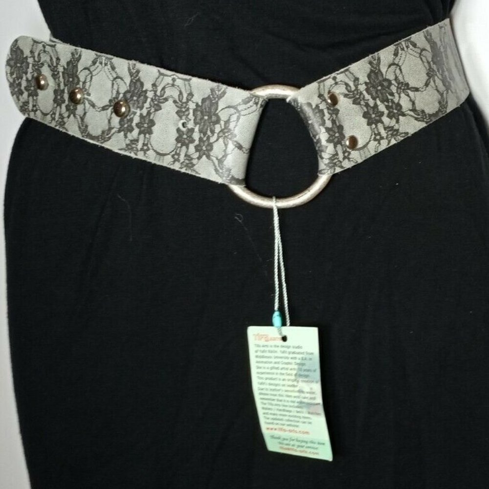 NEW Hand Made Suede Leather Bohemian Wrap Belt 39" Waist